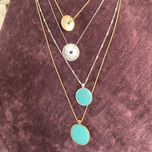 NWT LuckyBrand Layer Necklace w Turquoise